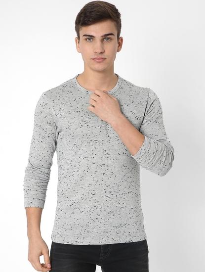 Printed Slim Fit Henley T-shirt