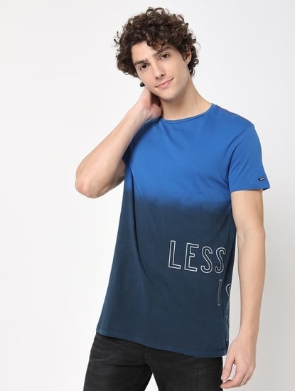 Scuba Minimal Ombre-Dyed Crew-Neck T-shirt