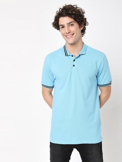 RALPH STRIPE Relaxed Fit Polo T-shirt