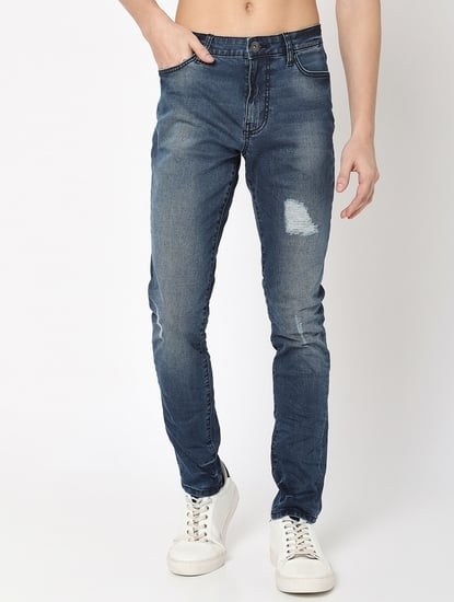 Men's Sax Zip Skinny Denim