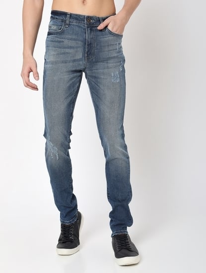 Men's Sax Zip Skinny Denim