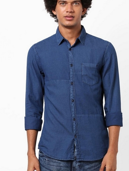 Scottie Textured Slim Fit Shirt