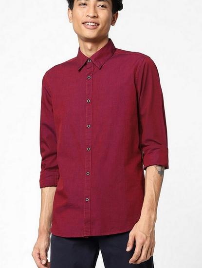 Andrew Textured Slim Fit Shirt