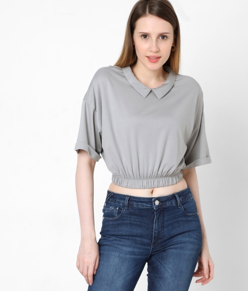 Casual Regular Sleeves Women And Girls Fancy ladies tops for jeans Top  (White)-sonthuy.vn