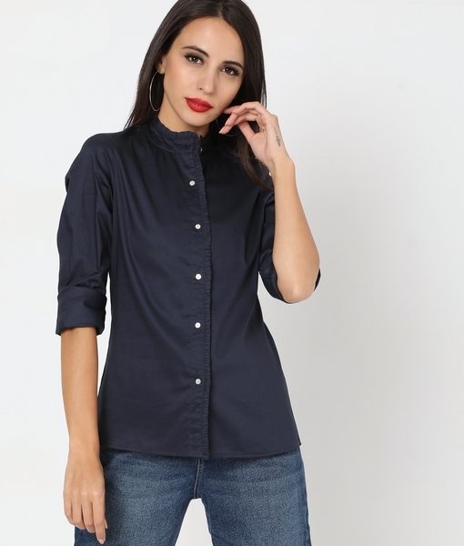 Denim shirt outlet for girls online