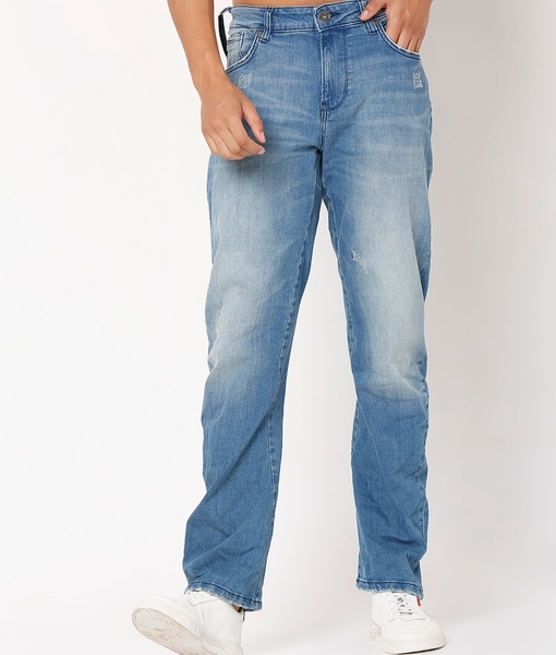 Buy SIMPLISTIC LIGHT BLUE JEANS for Women Online in India