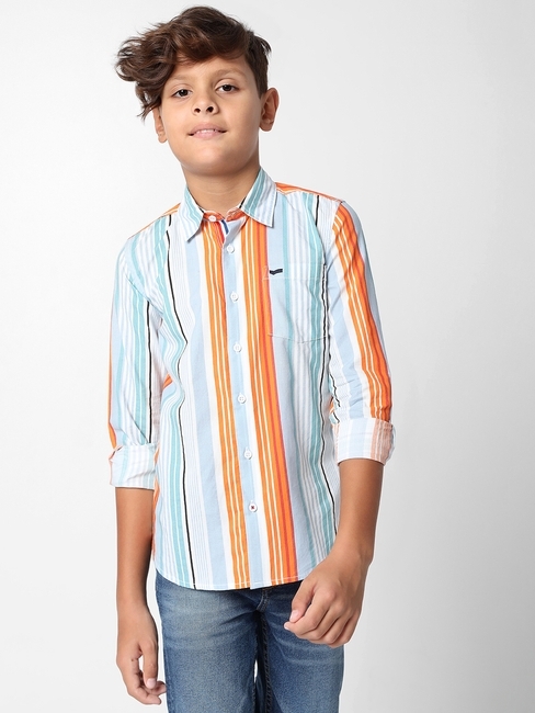 Lanzo Jr Multi Stripe Shirt