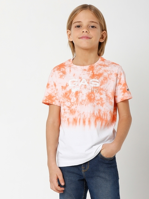 Scuba Marble Tie & Dye Round-Neck T-shirt