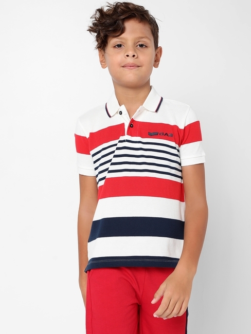Ralph Mix Striped Polo T-shirt