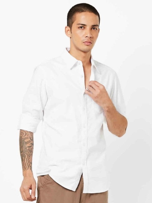 Heavy Brushed Oxford Slim Fit Shirt