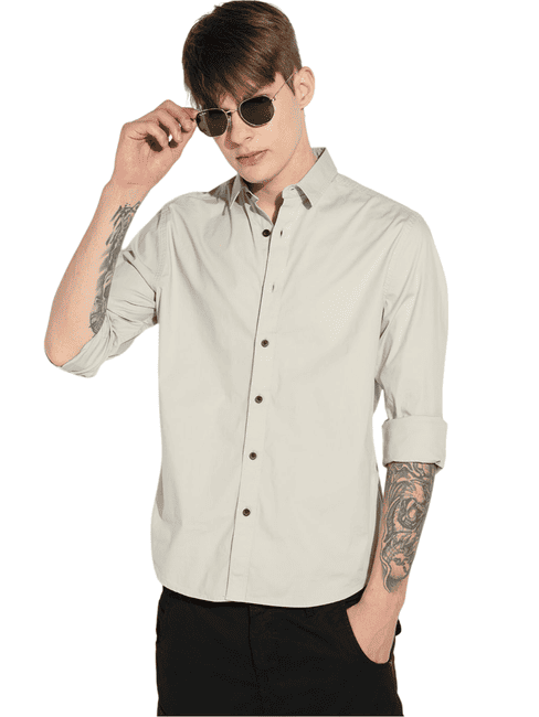 Lightweight Poplin Stretch Regular Fit Shirt