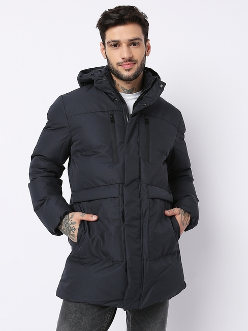 Byron Zip-Front Hooded Jacket