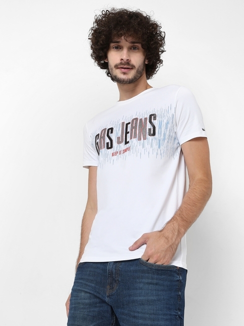 Scuba Rain Printed Slim Fit Crew-Neck T-shirt