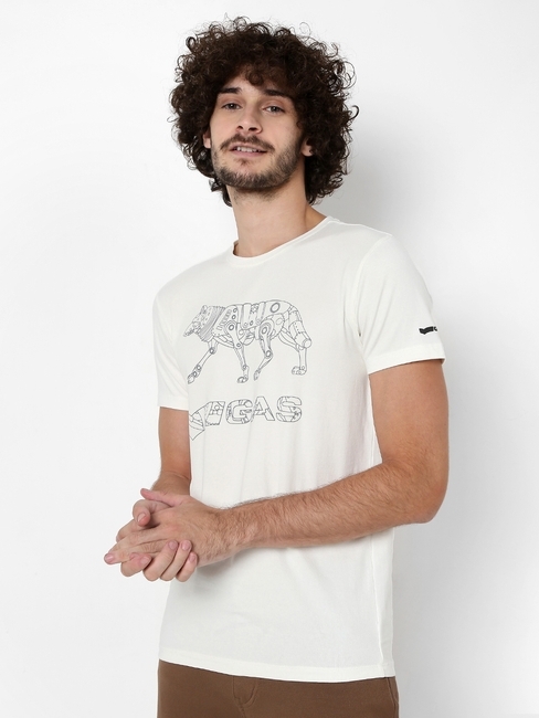 Scuba Wolf Slim Fit Crew-Neck T-shirt