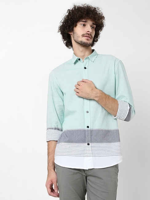Caio Hem Striped Shirt
