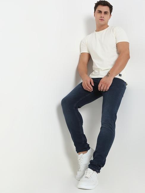 Albert Slim Fit Solid Denim