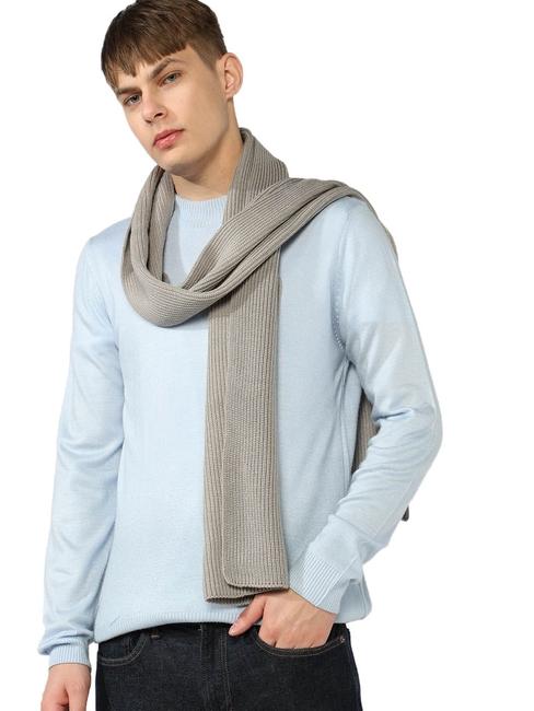 Comfy Cotton Color Block Varsity Scarf