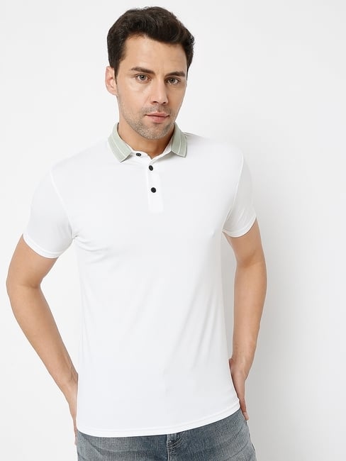 Smart Fit AGAP Cloud Dancer Polo T-shirt