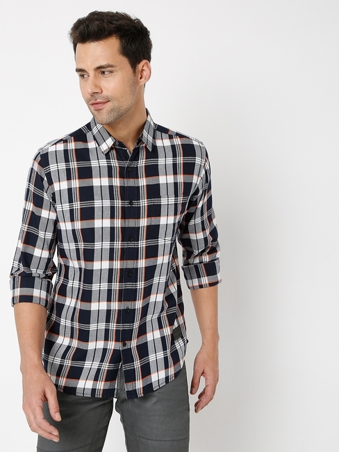 S.Det Checkered Relaxed Fit Shirt