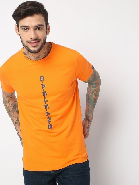 Slim Fit Half Sleeve Printed T-Shirt