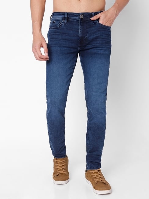 Men's Sax Zip Skinny Denim