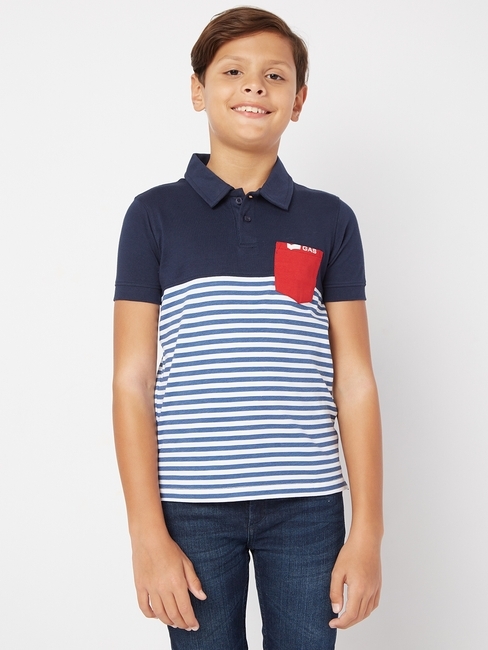 Striped Polo T-Shirt