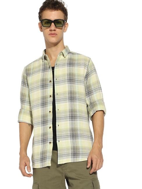 Checked Regular Fit Shirt with Classic Collar