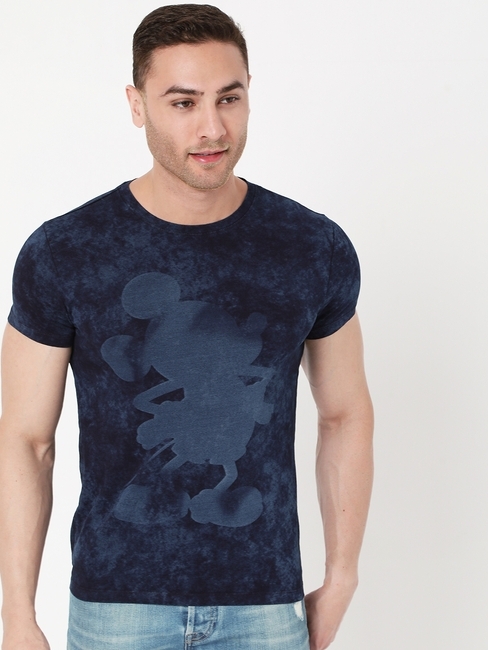Mickey Mouse Slim Fit Crew-Neck T-shirt