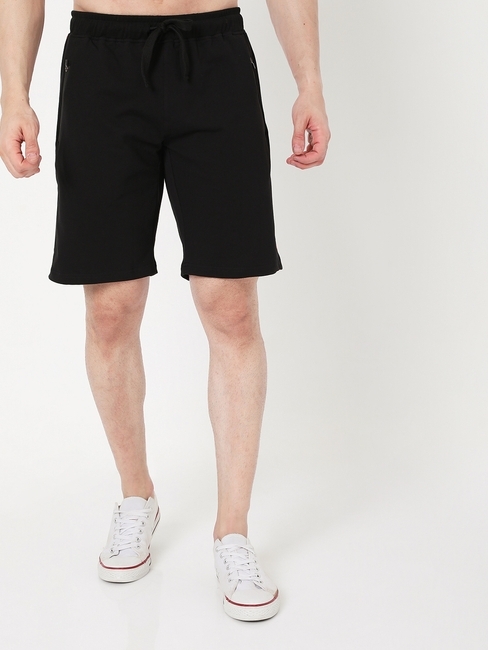 Men's Drawstring Shorts with Contrast Taping