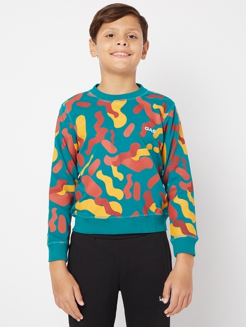 Devin Printed Crew-Neck Sweatshirt