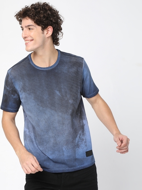 Scuba Grunge Tie & Dye Crew-Neck T-Shirt