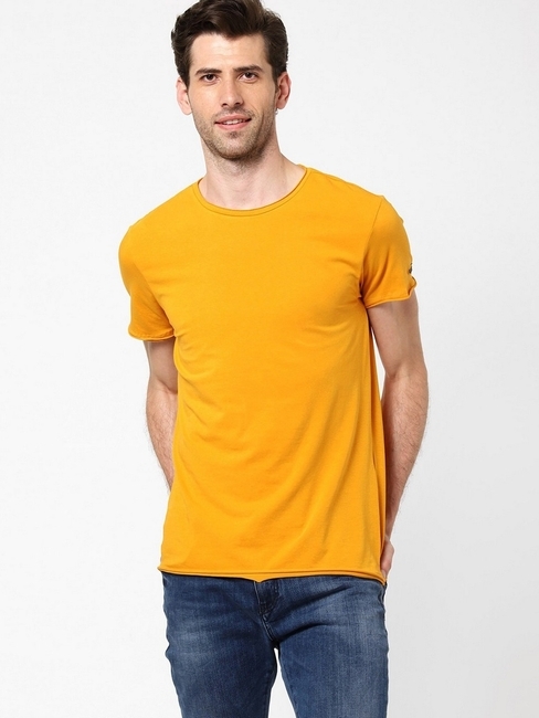 Scuba Slim Fit T-shirt with Raw Edges