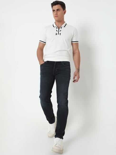 Anders Slim Fit Solid Denim