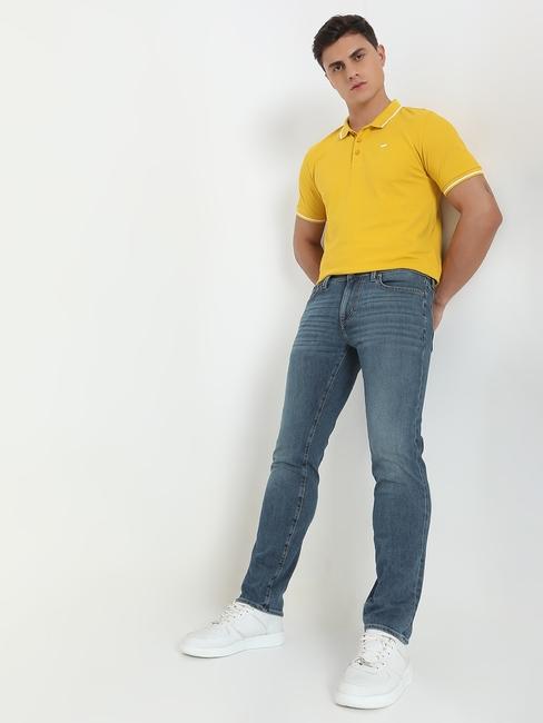 Regular Fit Solid Polo T-Shirt with Short Sleeve