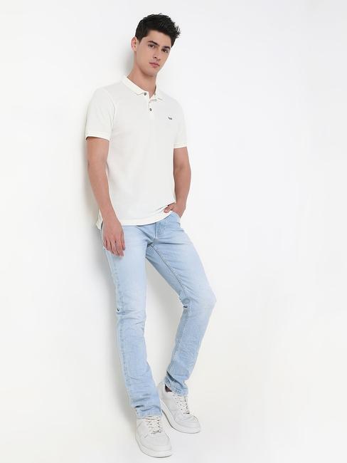 SAX Skinny Fit Solid Denim