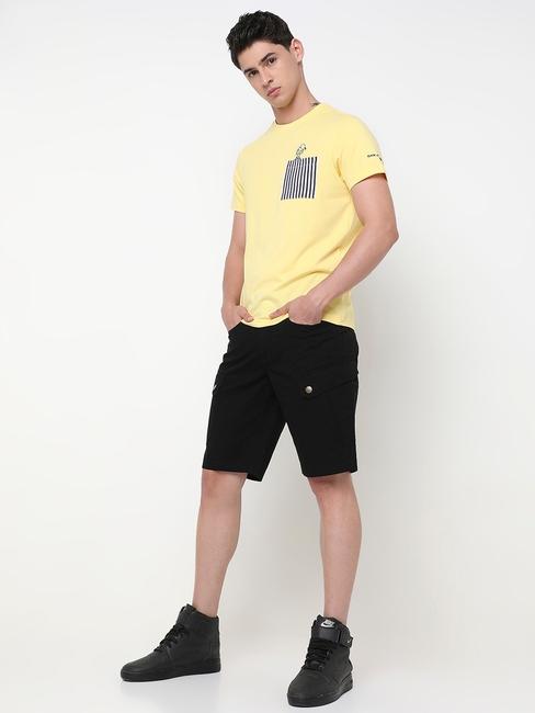 Regular Fit Solid Cotton Shorts