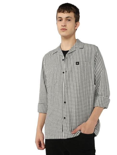 Yarn Dyed Checked Classic Collar Shirt