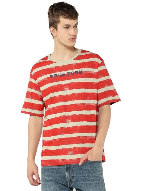 Distress Brush Stroke All Over Print Tee