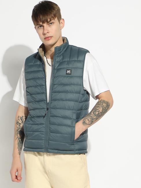 Multi Panelled Sleeveless Jacket/Gillet