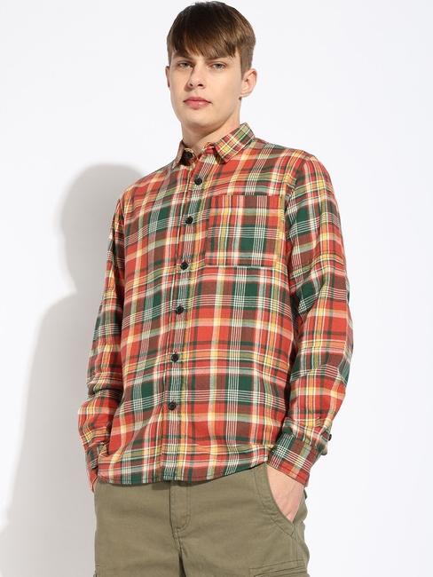 Full-length Sleeve Regular Fit Checked Shirt