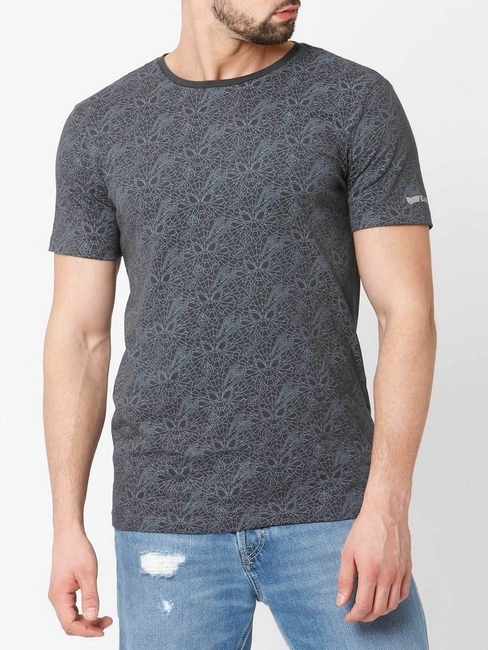 Spider-Man Cobweb All-Over Printed Slim Fit T-shirt