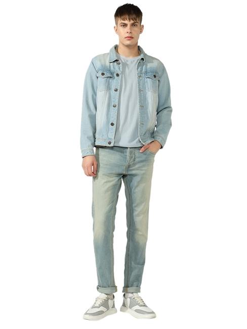 Carrot Fit Mid Rise Denim