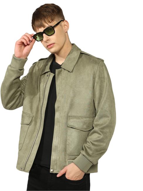 Retro Look Suede Jacket