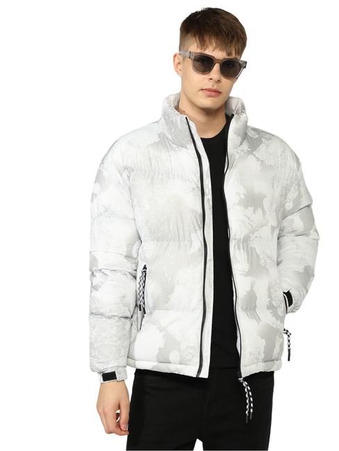 Metallic Futuristic Look Heavy Weight Jacket