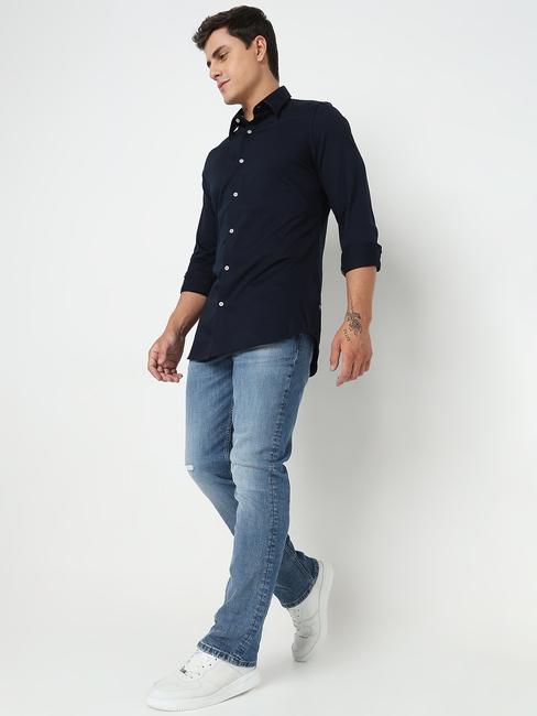 Toki Bell Boot-Cut Solid Denim