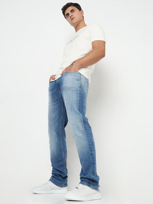 Jaxon Straight Fit Solid Denim