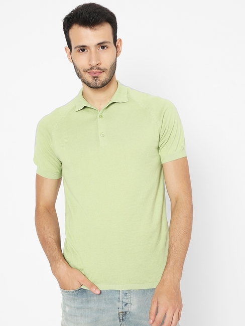 Polo T-shirt with Raglan Sleeves