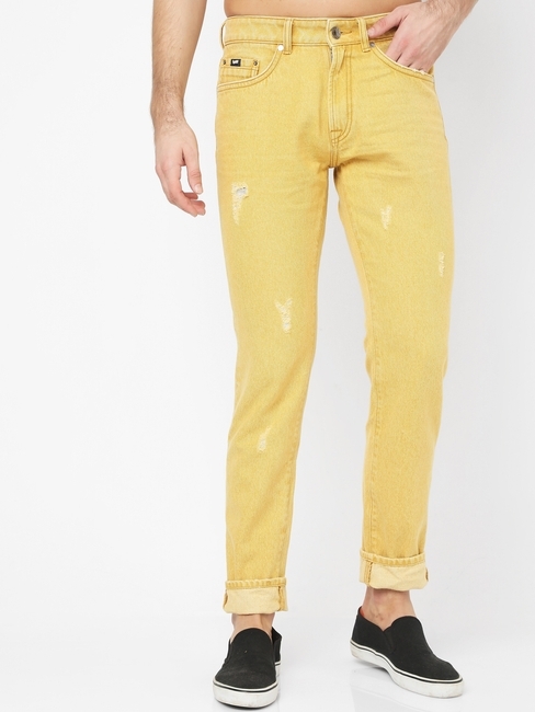 Men's Norton Carrot In Carrot Fit Amber Jeans