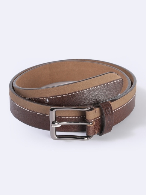 Men's Bipin Brown Solid Belt