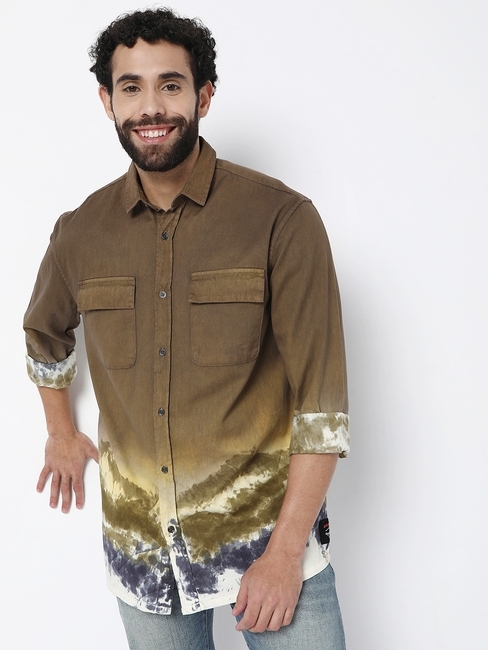 Dario Art Regular Fit Cotton Shirt